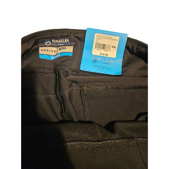 Magellan Outdoor Pro Angular Printed Legging Women's Size XXL Black/Caviar - Picture 8 of 8